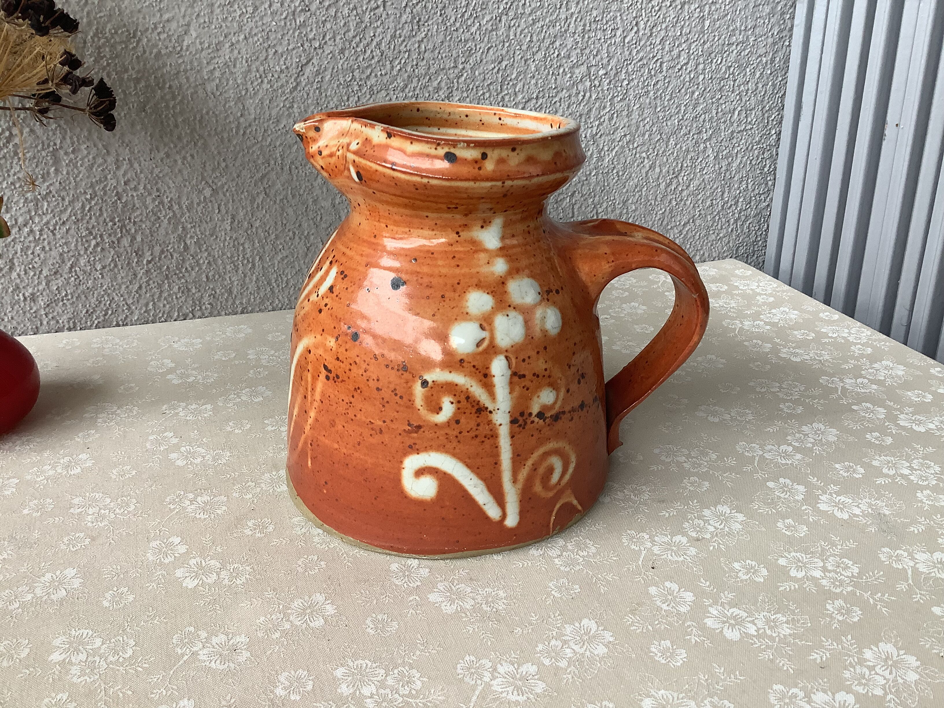 Pitcher in terracotta late 19th century
