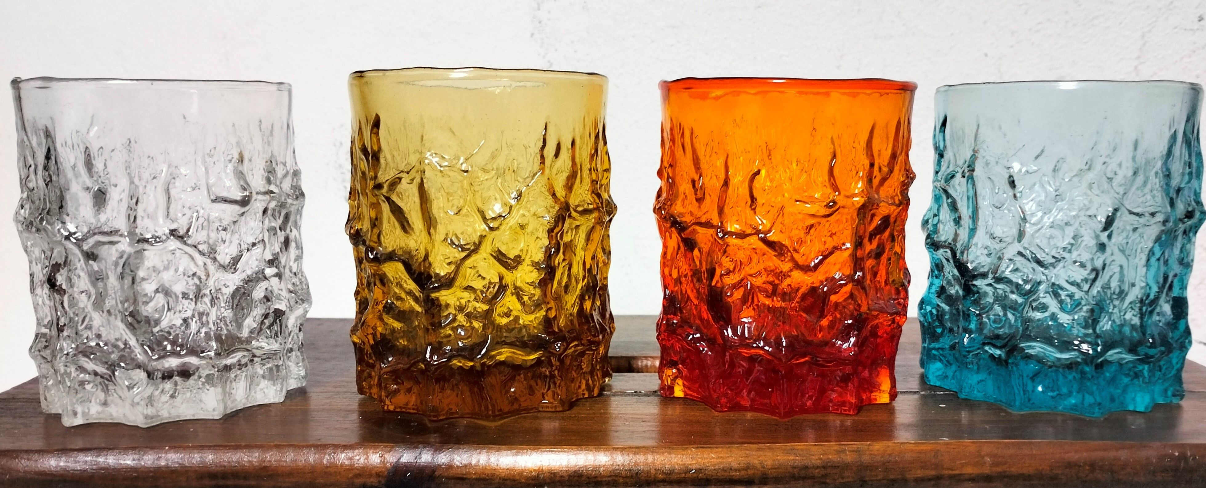 4 orangeade glasses