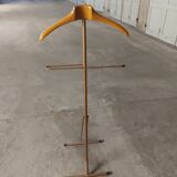 Foldable vintage night jack, wood and metal