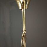 Art nouveau opaline pendant lamp