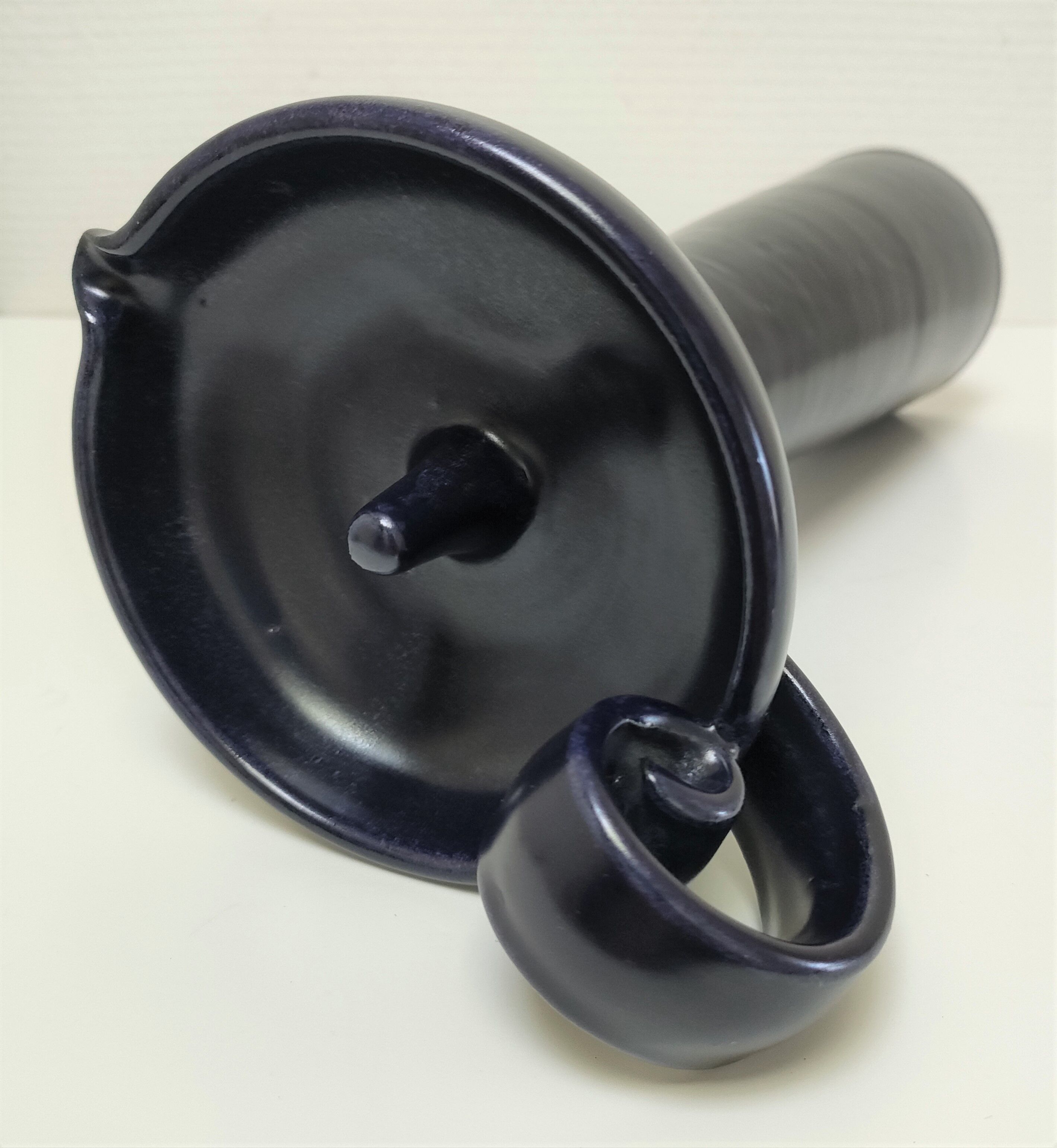 High candle holder pique ceramic candle design vintage arts ceram