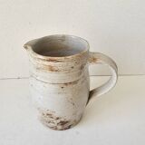 Ceramic pitcher signed Albert Breton Vezelay