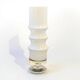 German Modernist White Glass Vase Karl Friedrich Glass Germany 1960s
