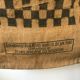 Authentic and old burlap bag