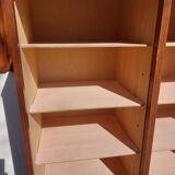 Double curtain filing cabinet