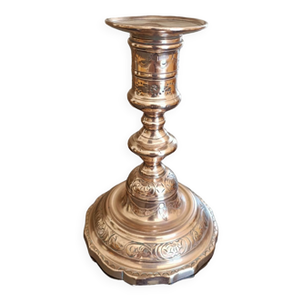 Louis XIV chiseled candle holder