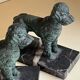 Art Deco poodle-shaped bookends