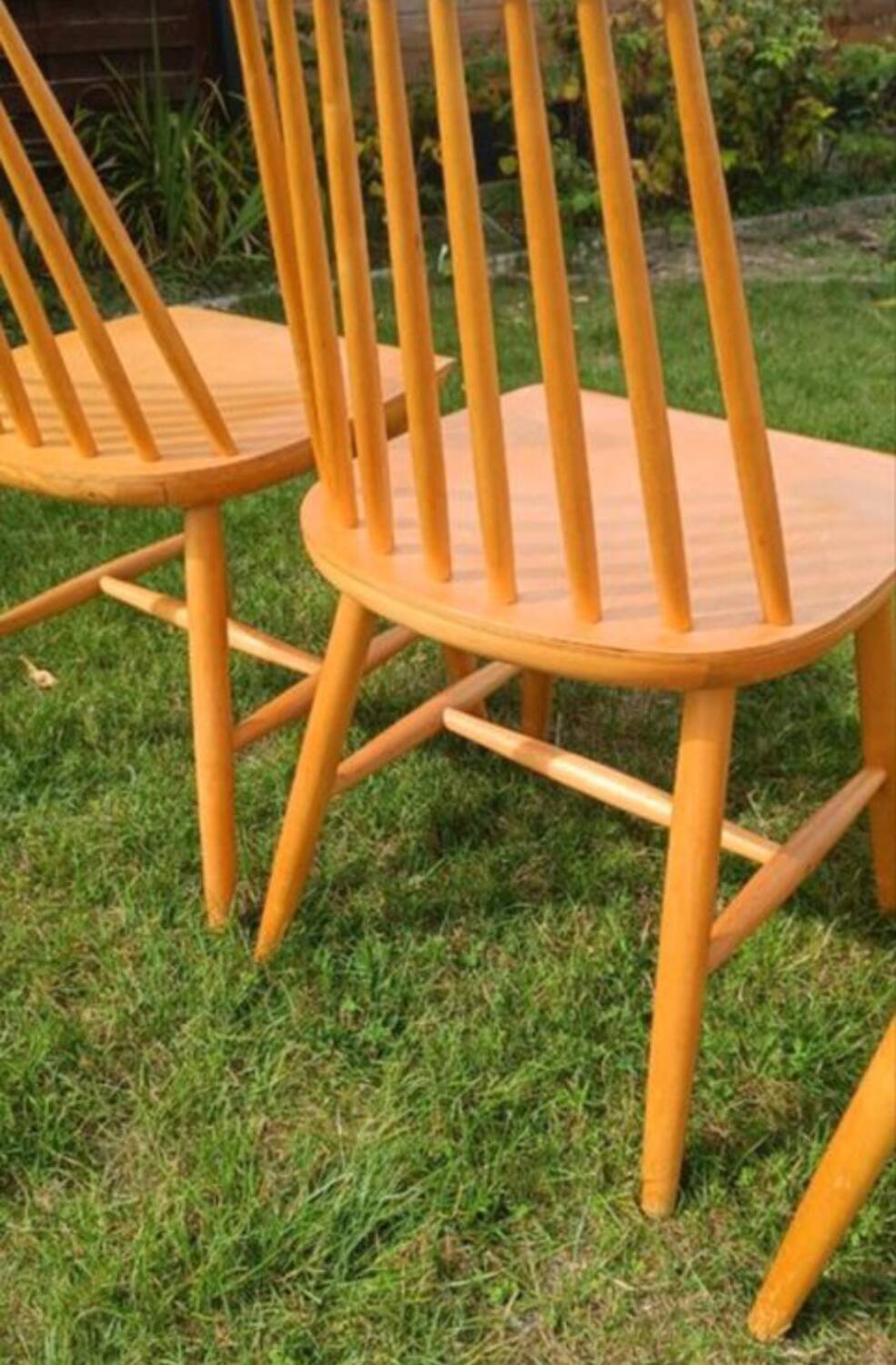 Chaises scandinaves bois