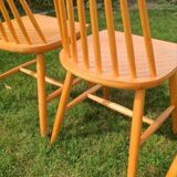 Chaises scandinaves bois