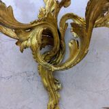Paire d'appliques murales Louis XV en bronze