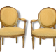 Paire de fauteuils Louis XVI