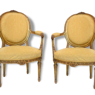 Pair of Louis XVI chairs