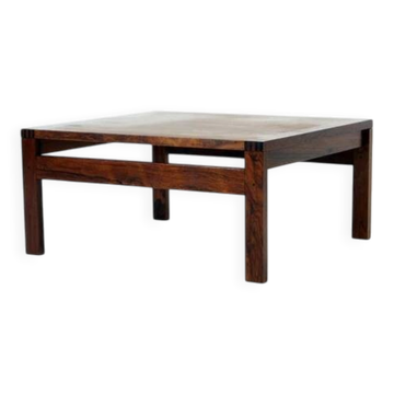 Table basse en palissandre rétro vintage Danish France & Son des années 60-70
