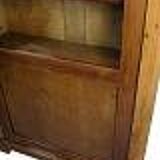 Antique display cabinet with adjustable shelves - Mahogany - Hand polished - 1920s