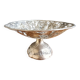 Silver-plated fruit bowl with foot