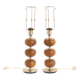 Pair of desk lamps by Henrik Blomqvist for Ab Stilarmatur, Tranas, Sweden, 1960.