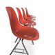 4 Ray and Charles Eames chairs, Herman Miller edition.