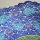 Islamic art enamel metal dish