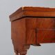Antique mahogany sewing table with drawer, Italy, 19th century