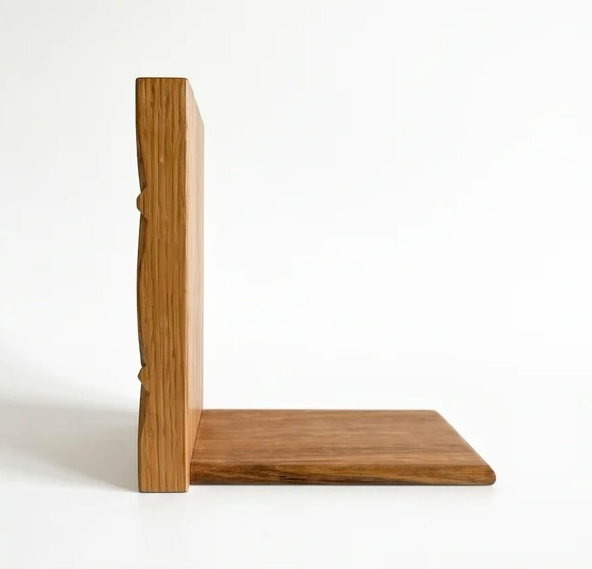 Brutalist oak bookends from the 1960s.