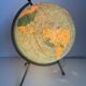 Vintage 1969 globe terrestrial tripod glass Taride - 33 cm