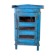 Buffet en teck birman avec patine bleue d'origine