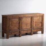 Antique wooden three-door sideboard (circa 1920)