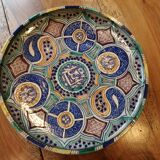 Ceramic terracotta couscous dish