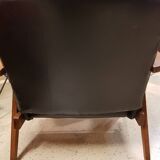 Black armchair