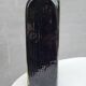 Wabi-Sabi glass vase with burnt wood mold