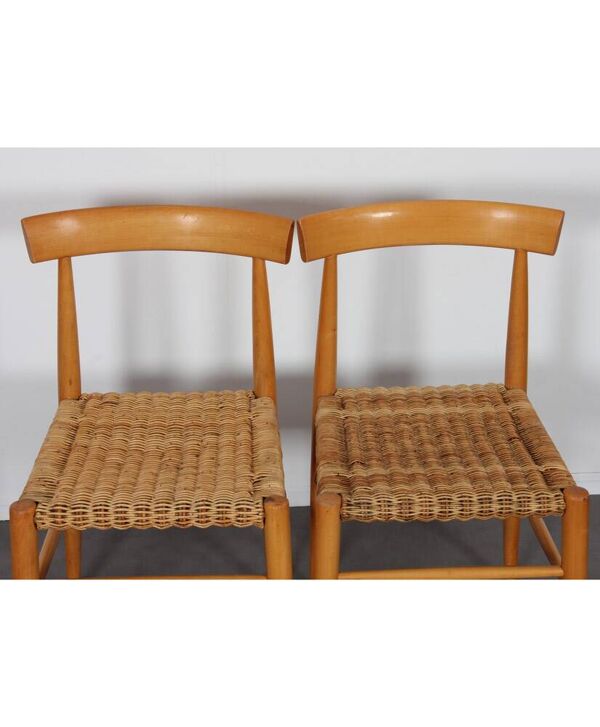 Suite de 4 chaises vintage en bois éditées par Krasna Jizba, 1960