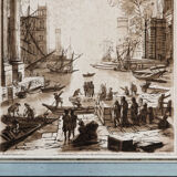 Pair of framed engravings, Claude Lorrain
