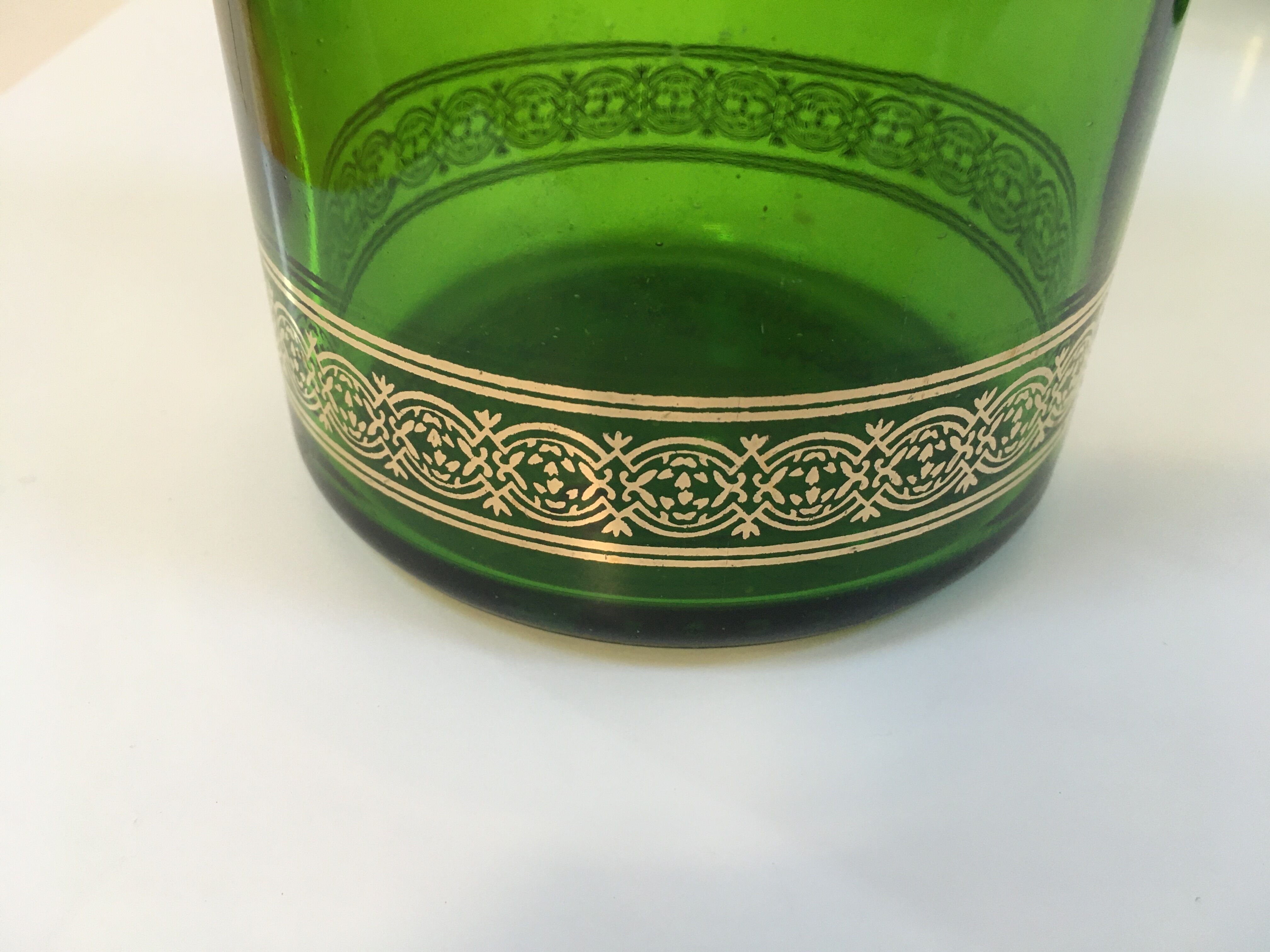 Trio of vintage apothecary style pots