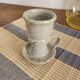 Pyrite stone candlestick by Gustave Tiffoche