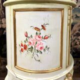 Pair of Italian lacquered wood bedside tables, early 20th century. Louis XV style