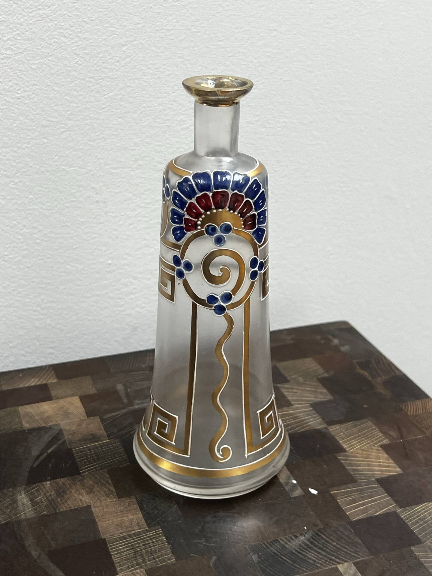 Enamelled bottle 1899/1900 Art Nouveau - Art Deco
