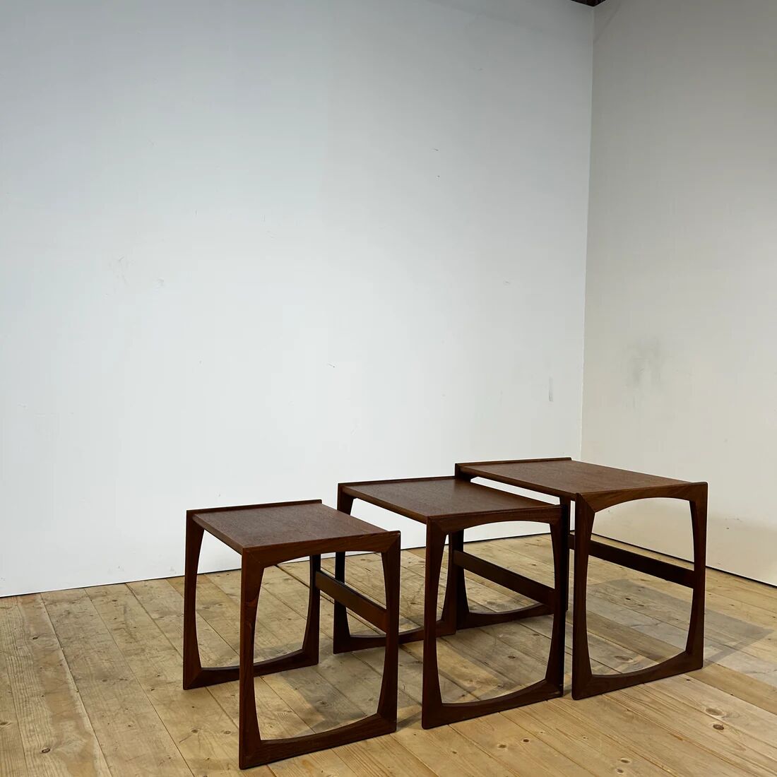 Nested tables Quadrille in teak G Plan, 1960s