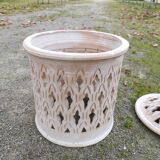 Poterie marocaine , lanterne , terre cuite