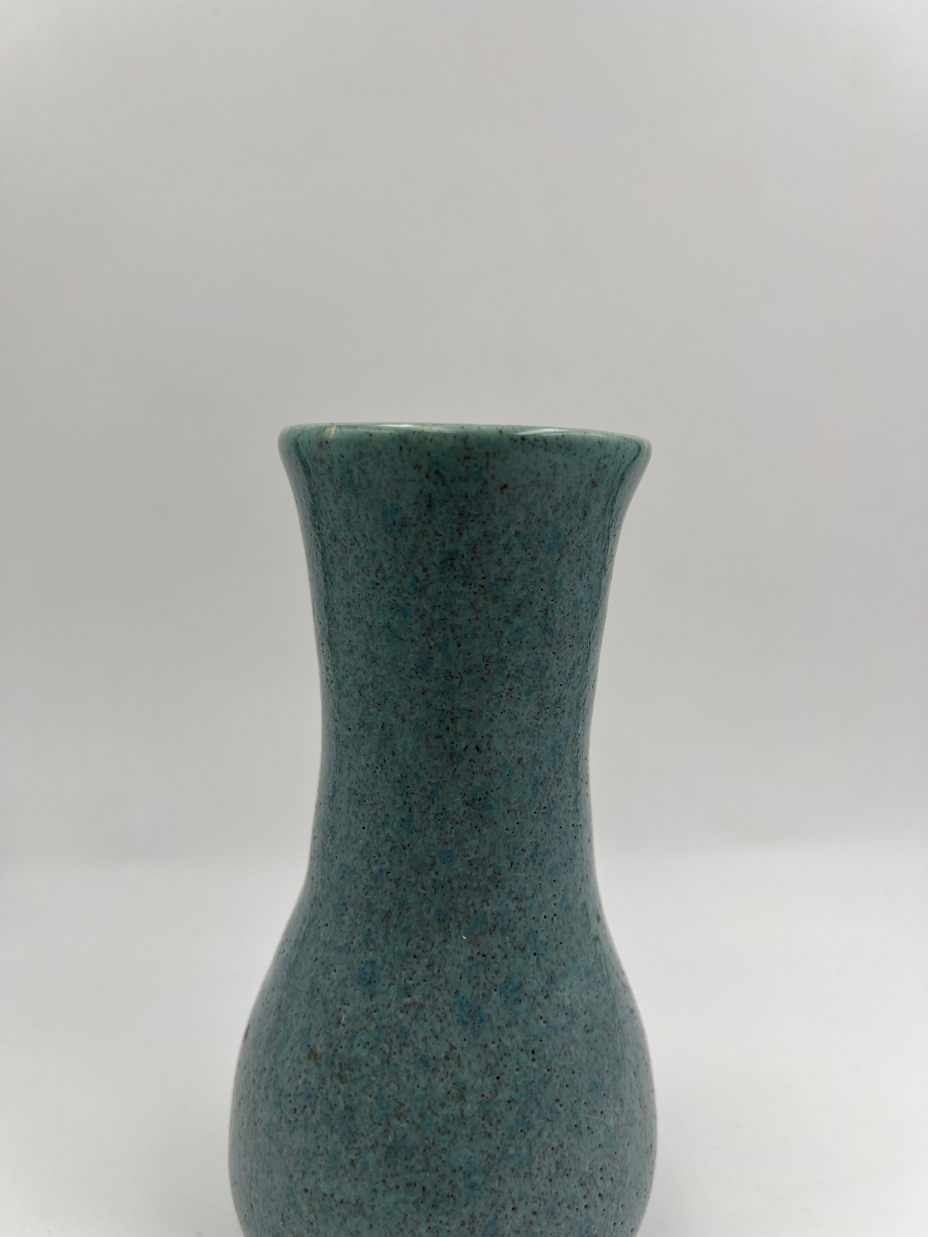 Blue ceramic vase