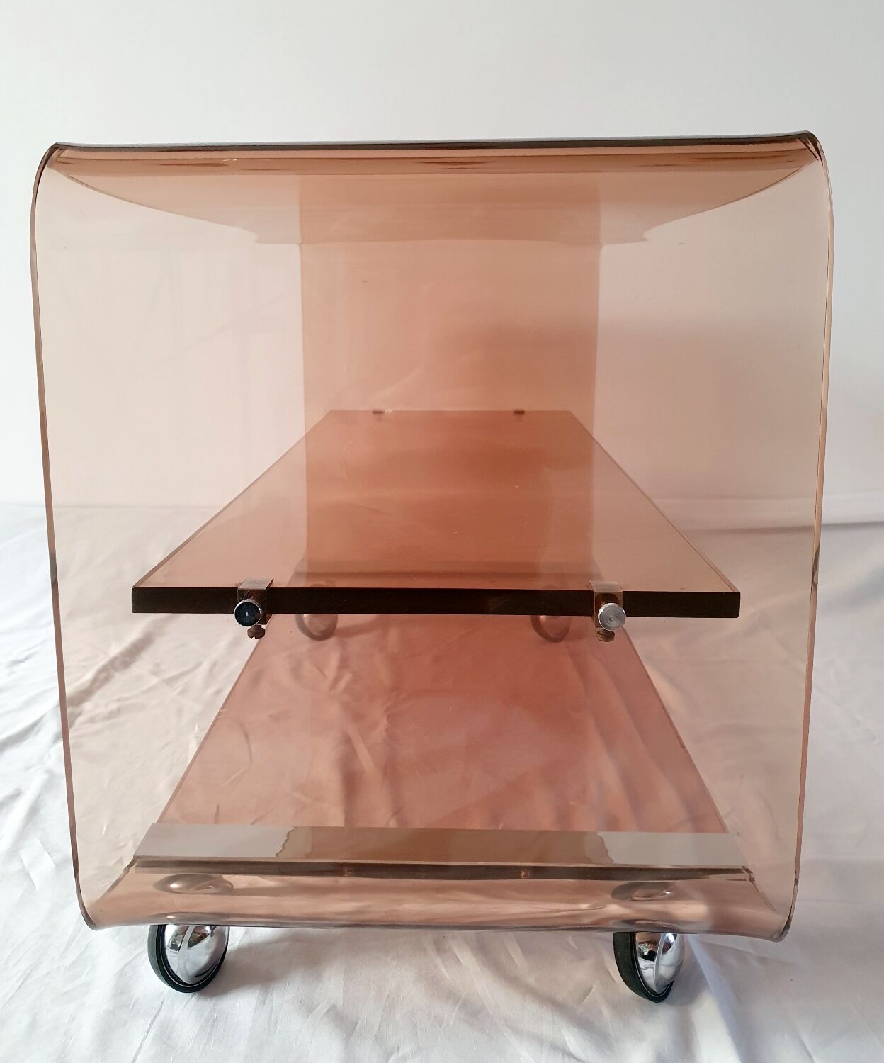 Smoked plexi furniture Michel Dumas