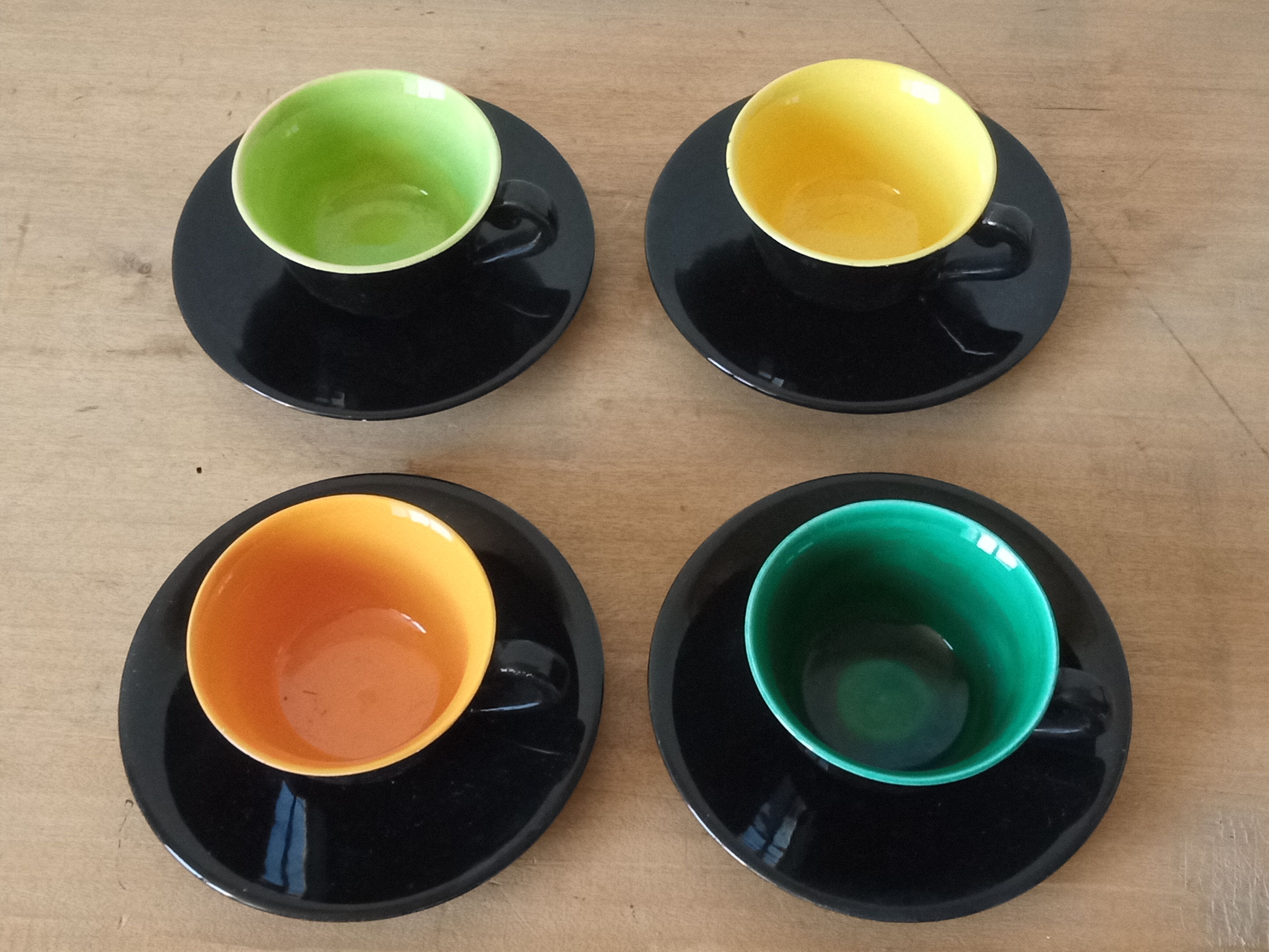 Tasses à café Sèvres 1950