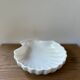 Vintage ceramic shell-shaped dish