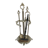Serviteur de cheminée bronze doré