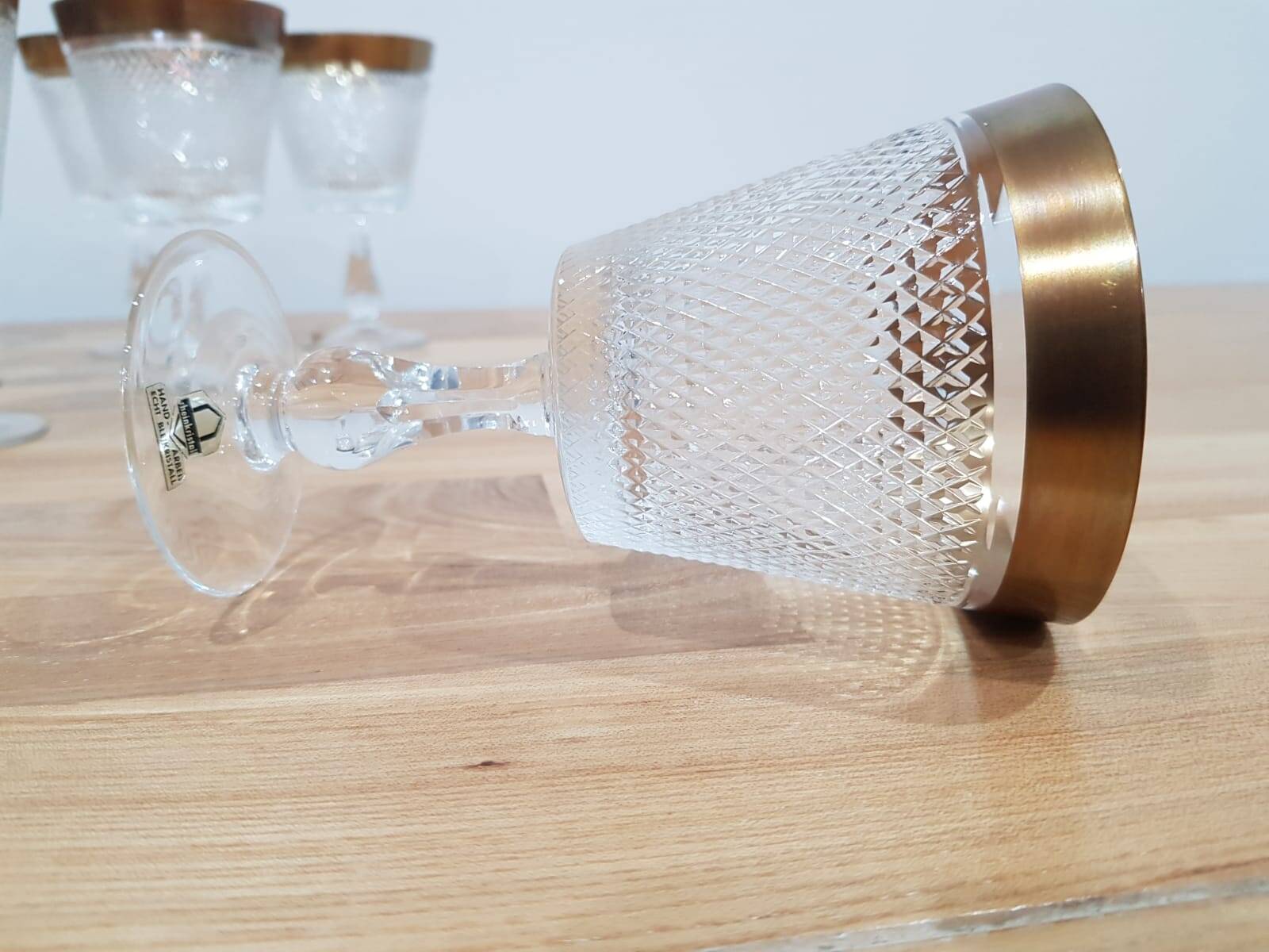 Rheinkristall crystal glasses, Germany, 1950s/60s.