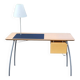 Jean Nouvel desk, Ligne Roset edition, with its original lamp, created for Relais & Châteaux in 1980.