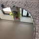 Miroir ovale biseauté à poser