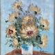 Oil painting on canvas, Bouquet of Flowers, Signed Sullivan