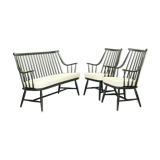 Model Grandessa armchairs and matching sofa by Lena Larsson for Pastoe & Nesto, 1959, Set of 3