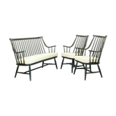 Lot de 2 fauteuils Grandessa et canapé assorti de Lena Larsson pour Pastoe & Nesto, 1959