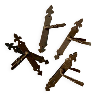 Wrought iron handles from the 70s